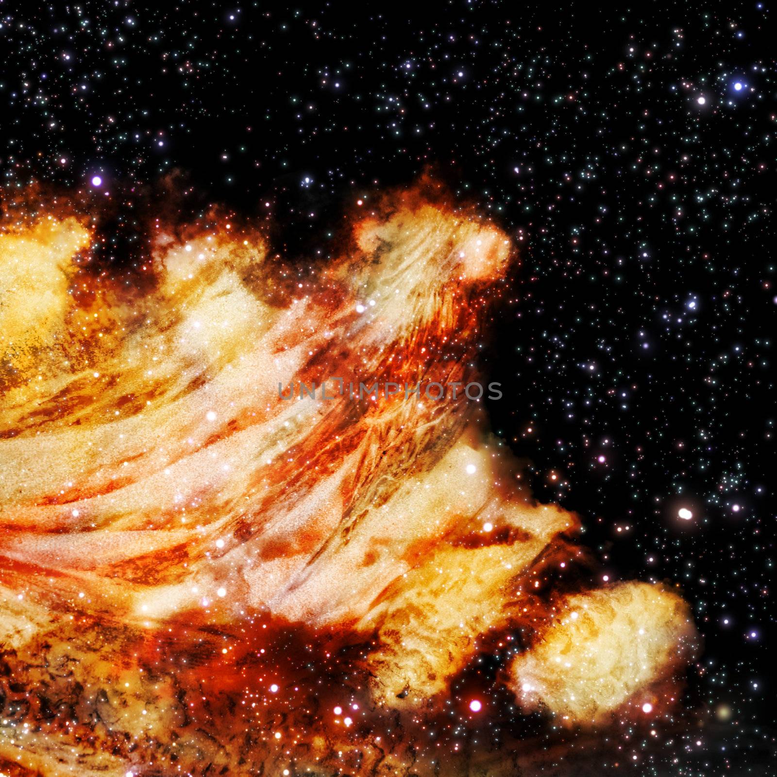 birth of a new nebula by merzavka