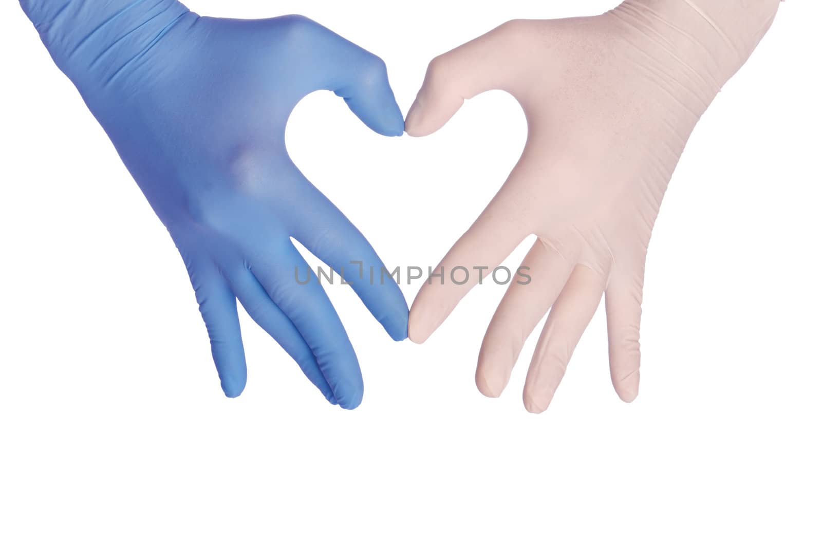 cardiologist in blue and white gloves saving life of all his patients