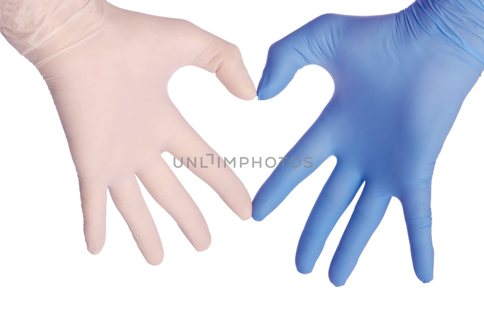 cardiologist in blue and white gloves saving life of all his patients