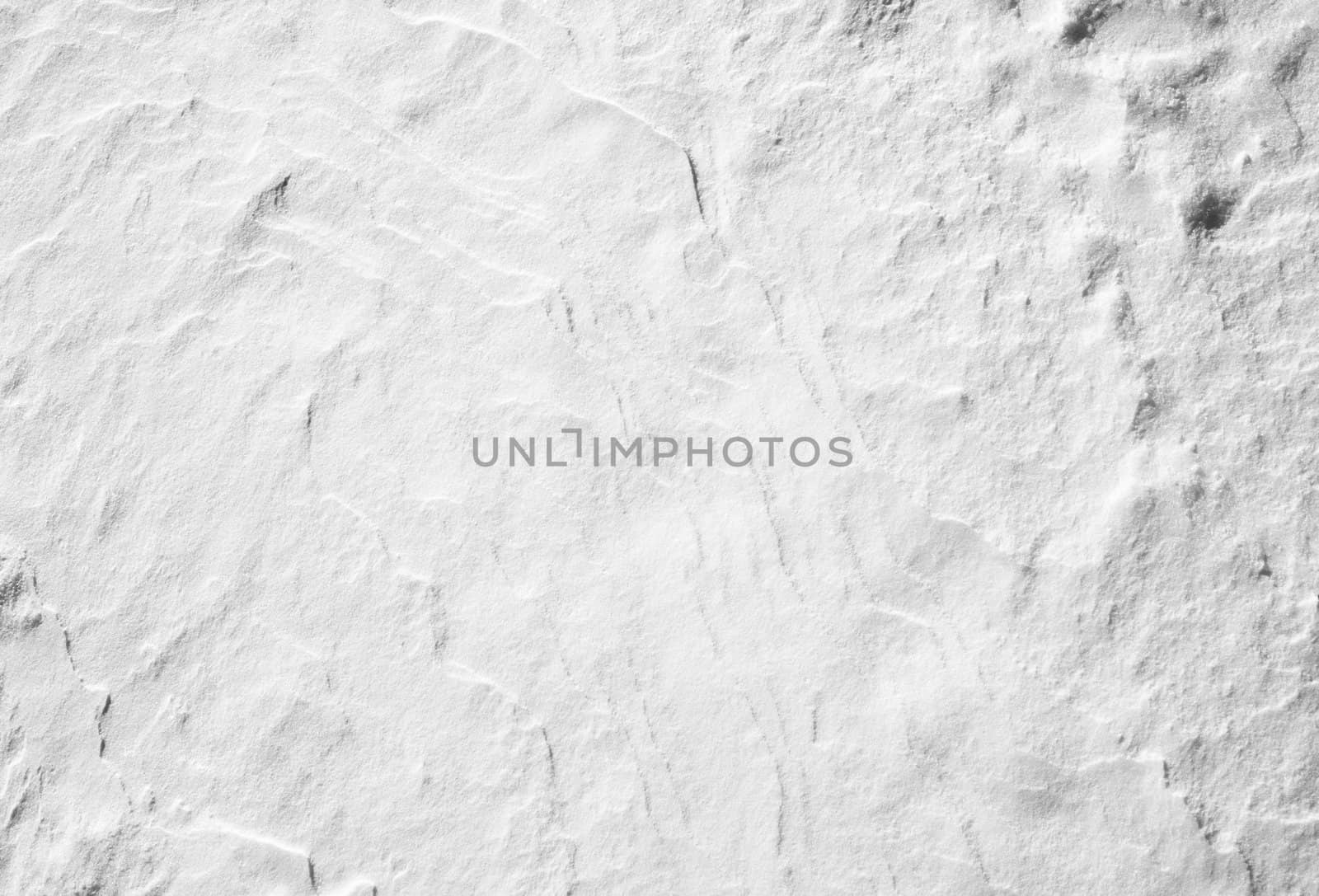 Snow texture details with natural winter light