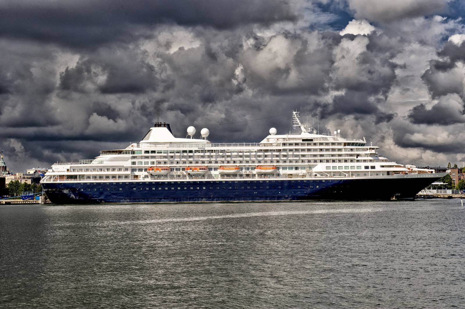 Cruise liner in Helsinki port. Taken on July 2011