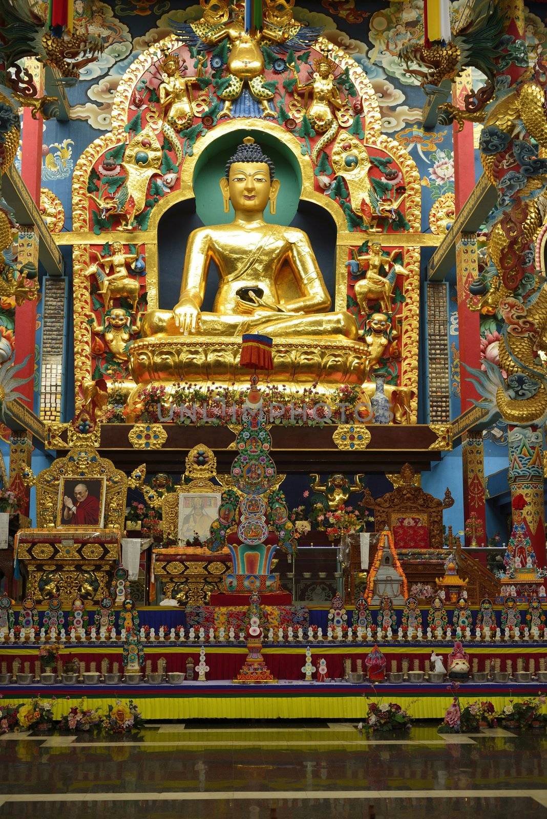 A tibetian monastry in Karnataka India