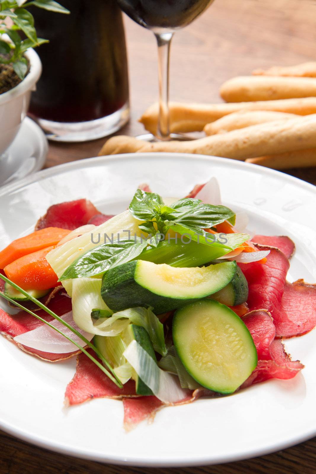 bresaola with vegetables by lsantilli