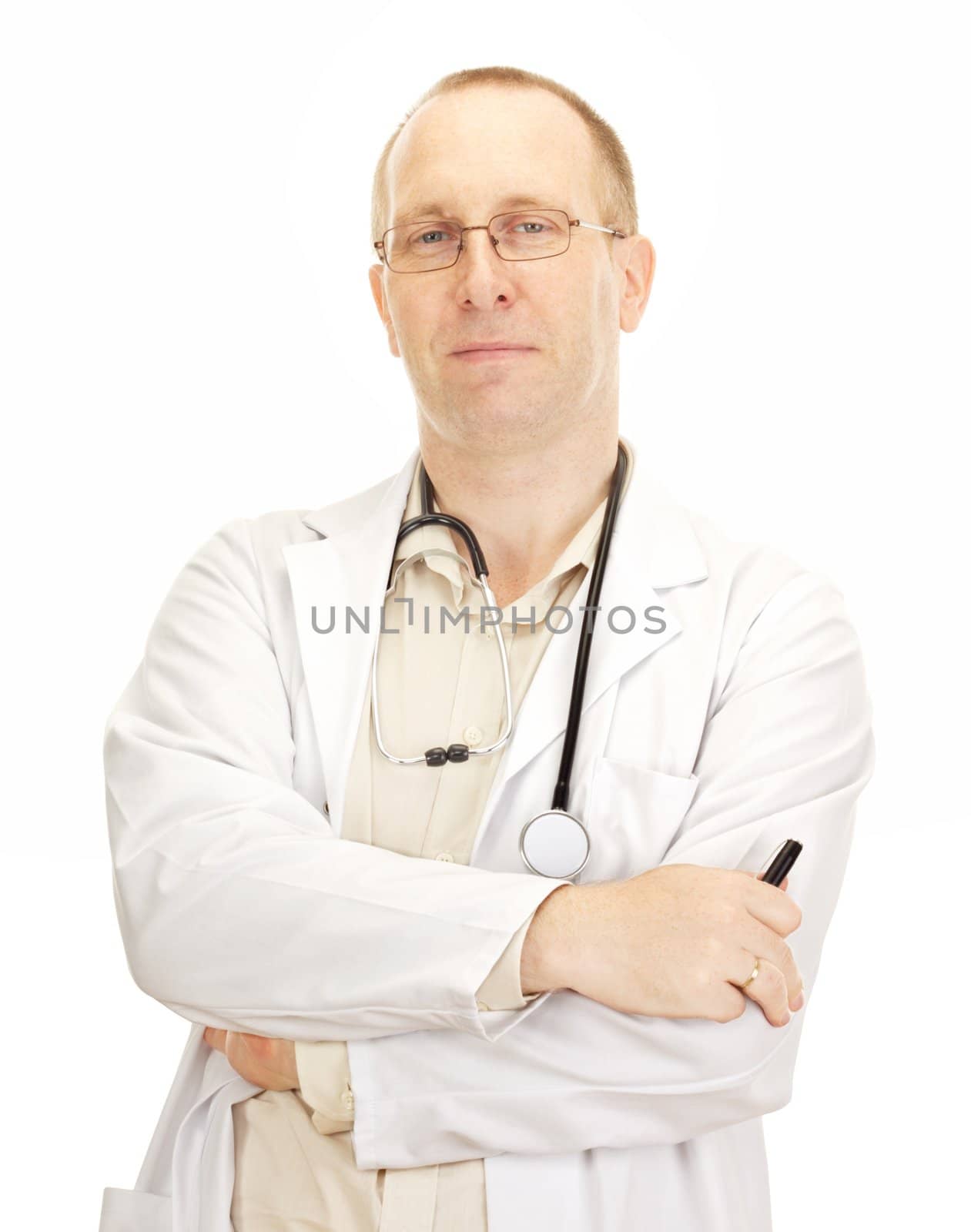 Medical doctor waiting for the next patient