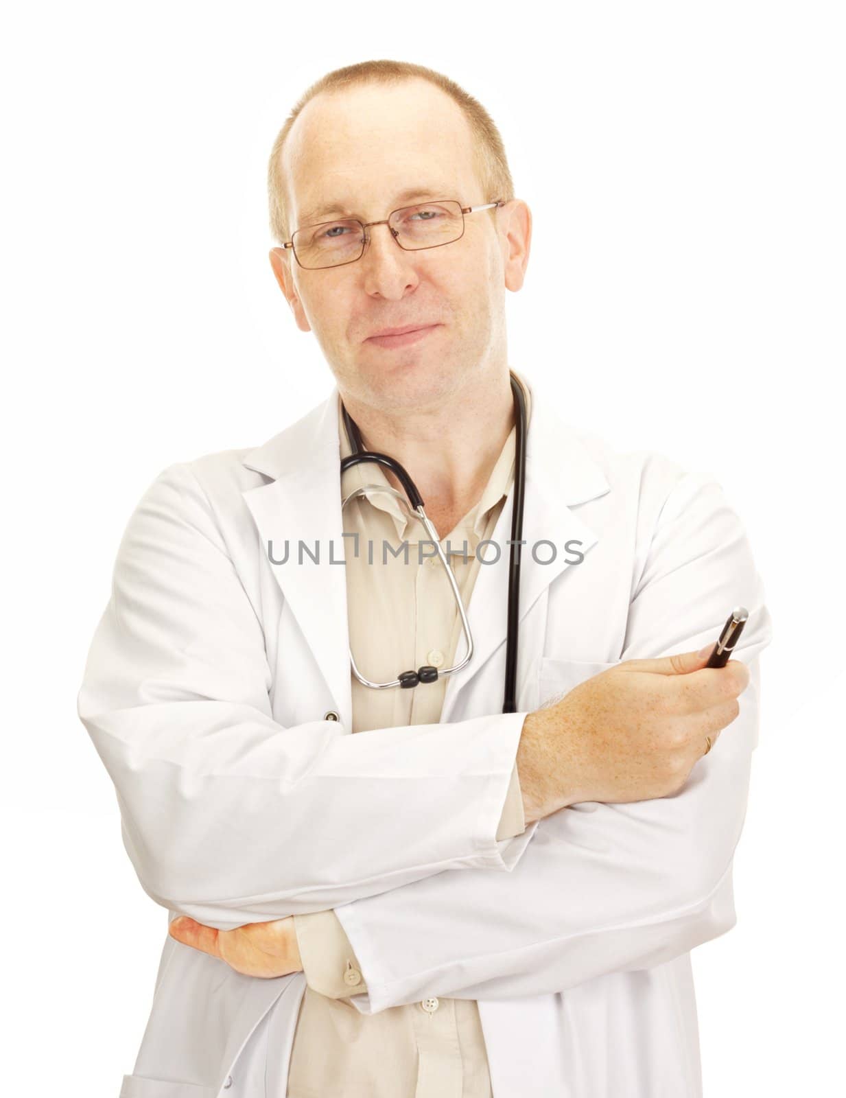 Medical doctor waiting for the next patient