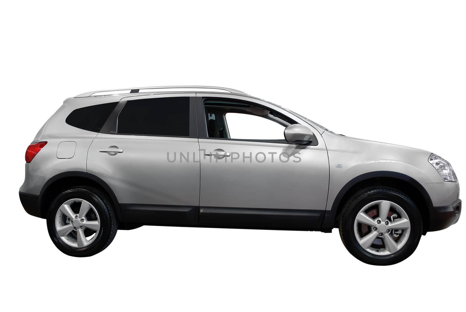 Luxury 4x4 off road suv isolated