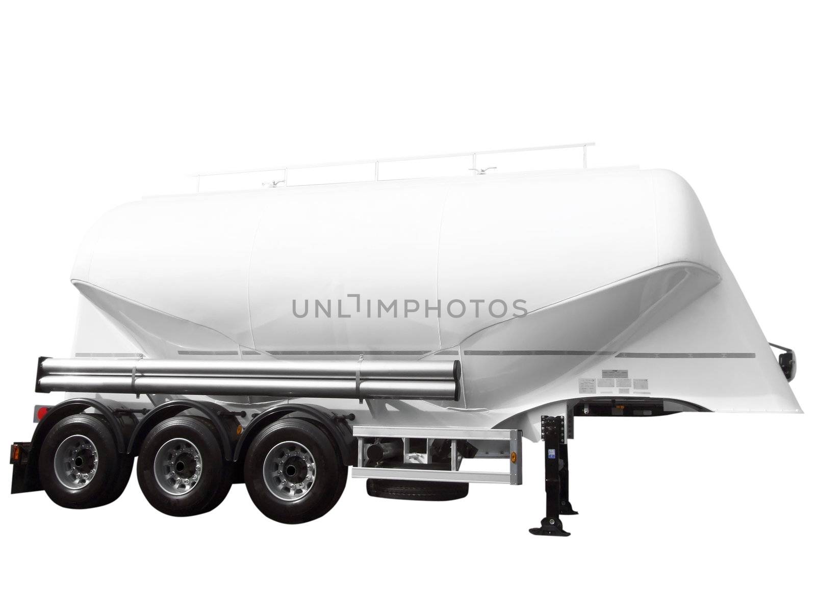 Tank car cistern truck trailer isolated