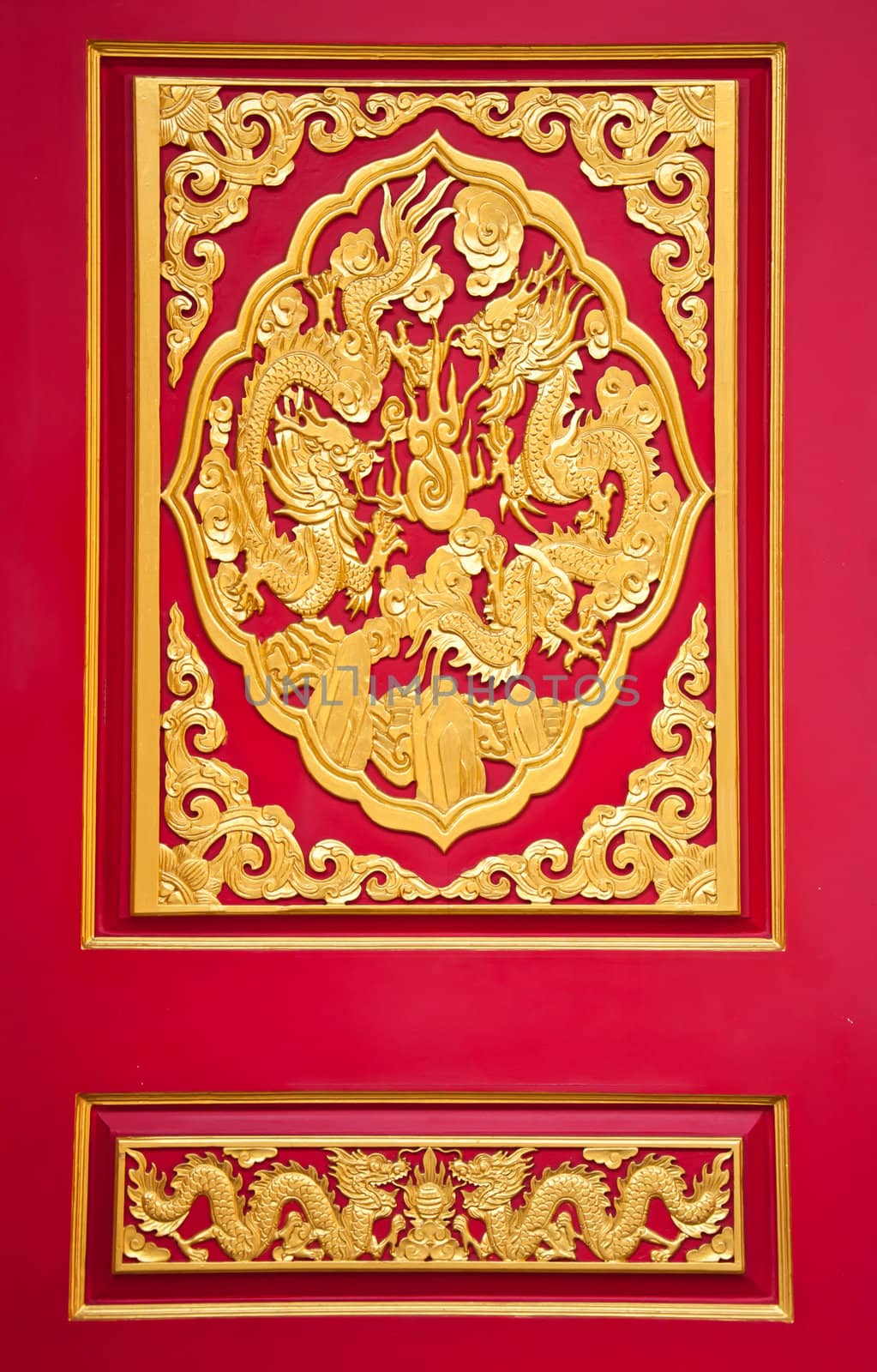 art on door chinese style