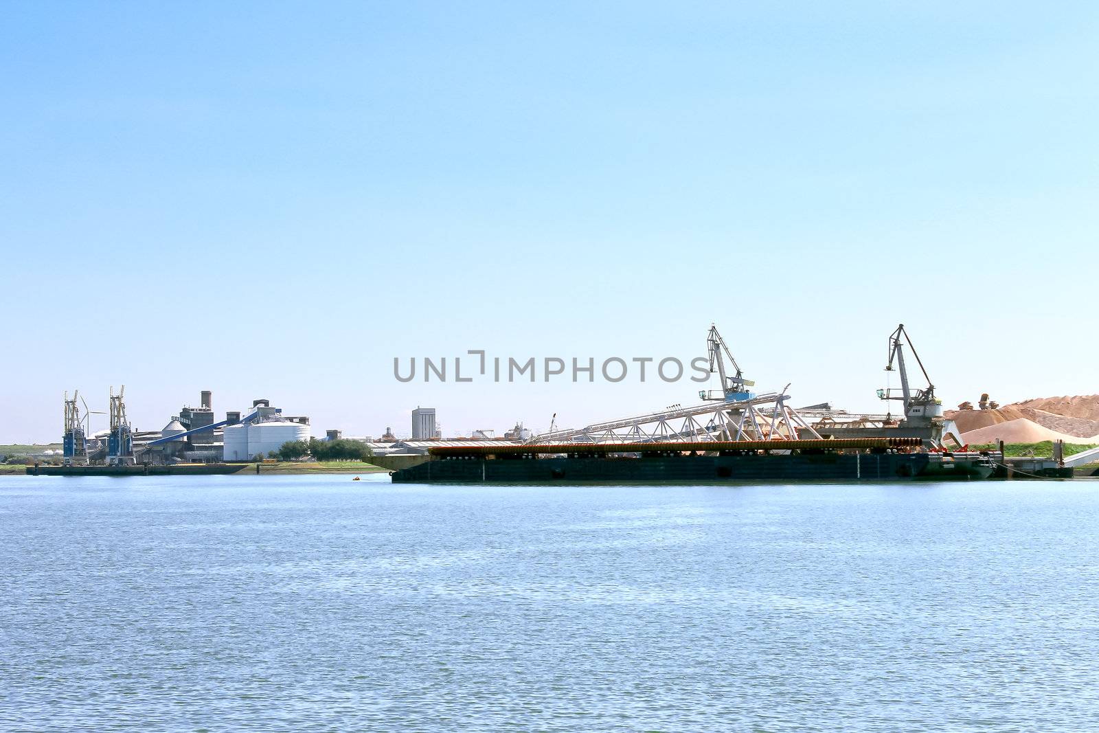 Oil terminal in the Dutch port. Netherlands  by NickNick