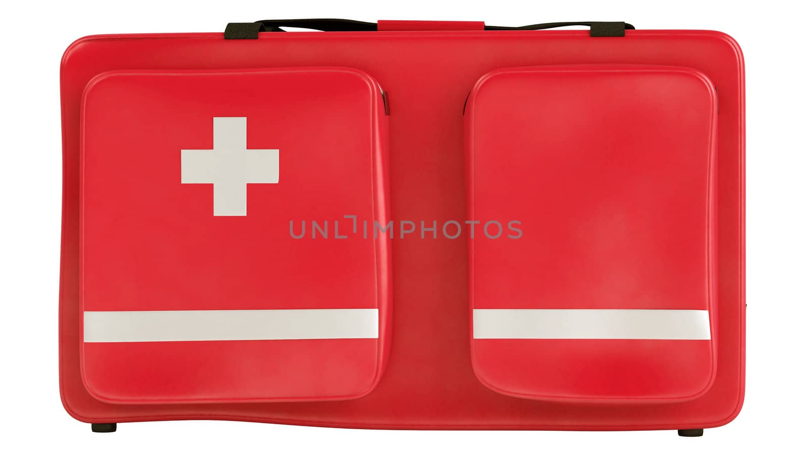 Medical kit isolated on white background
