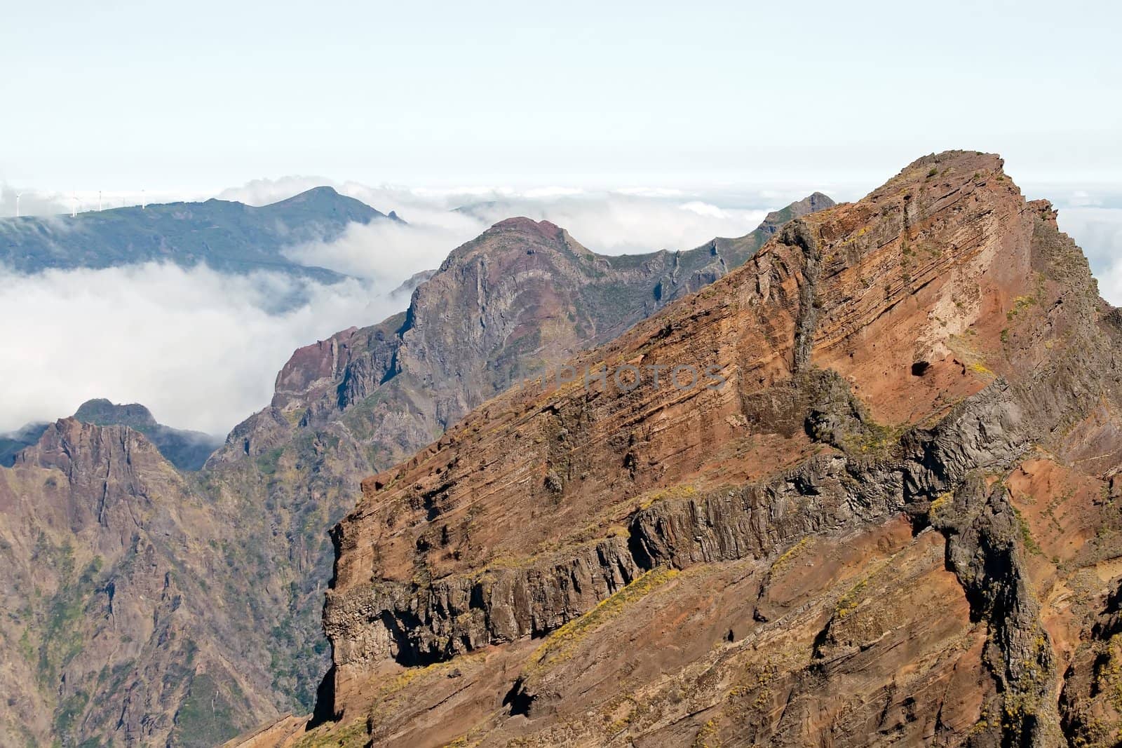 Mountain of the east coast of Madeira