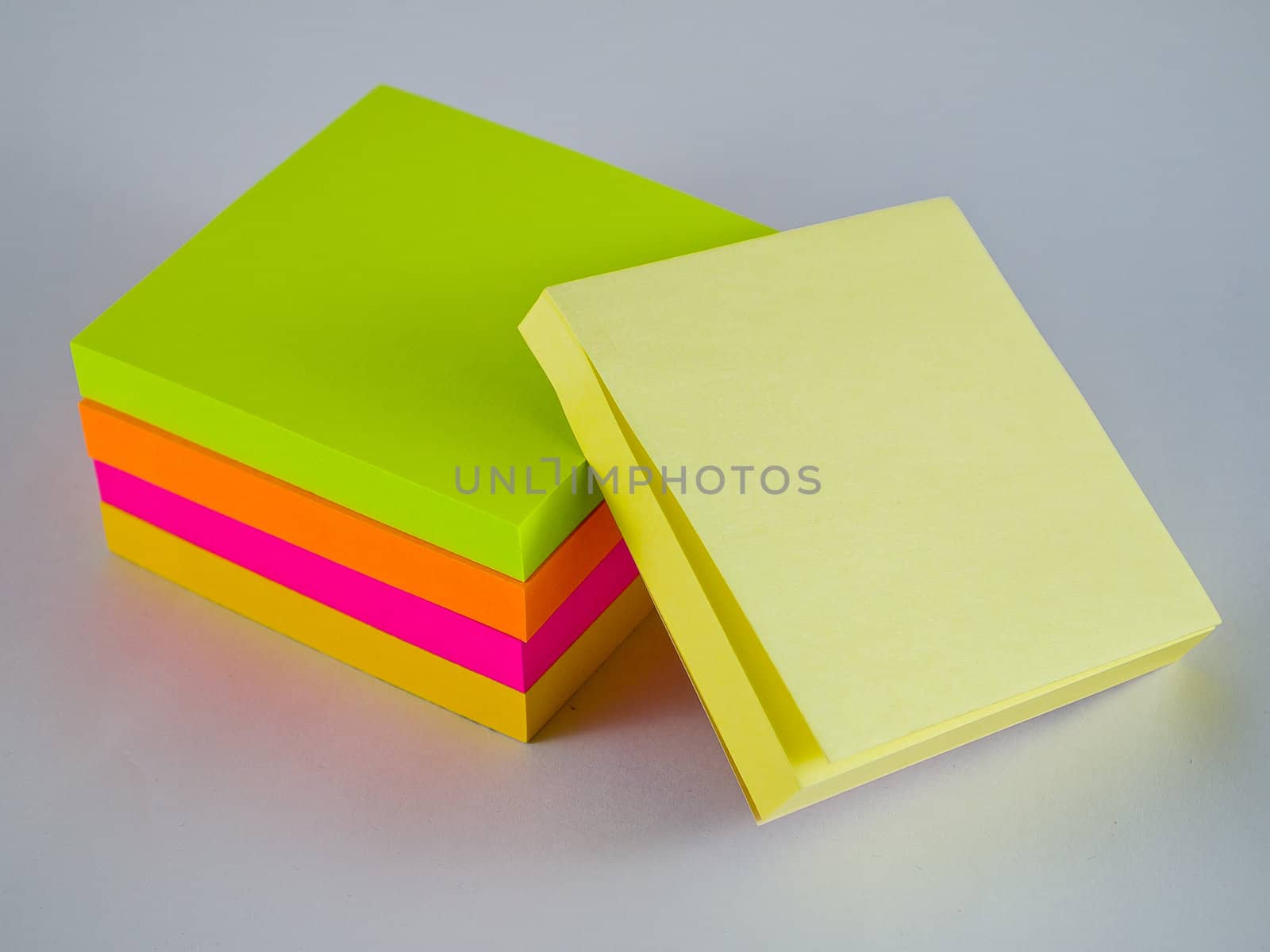 Colorful Post it by gjeerawut