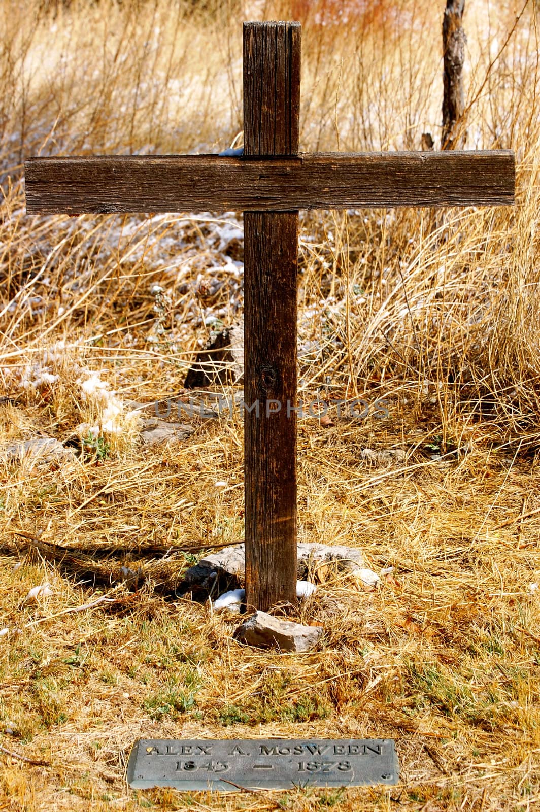 Lincoln New Mexico Historic Grave - Alex McSween by RefocusPhoto