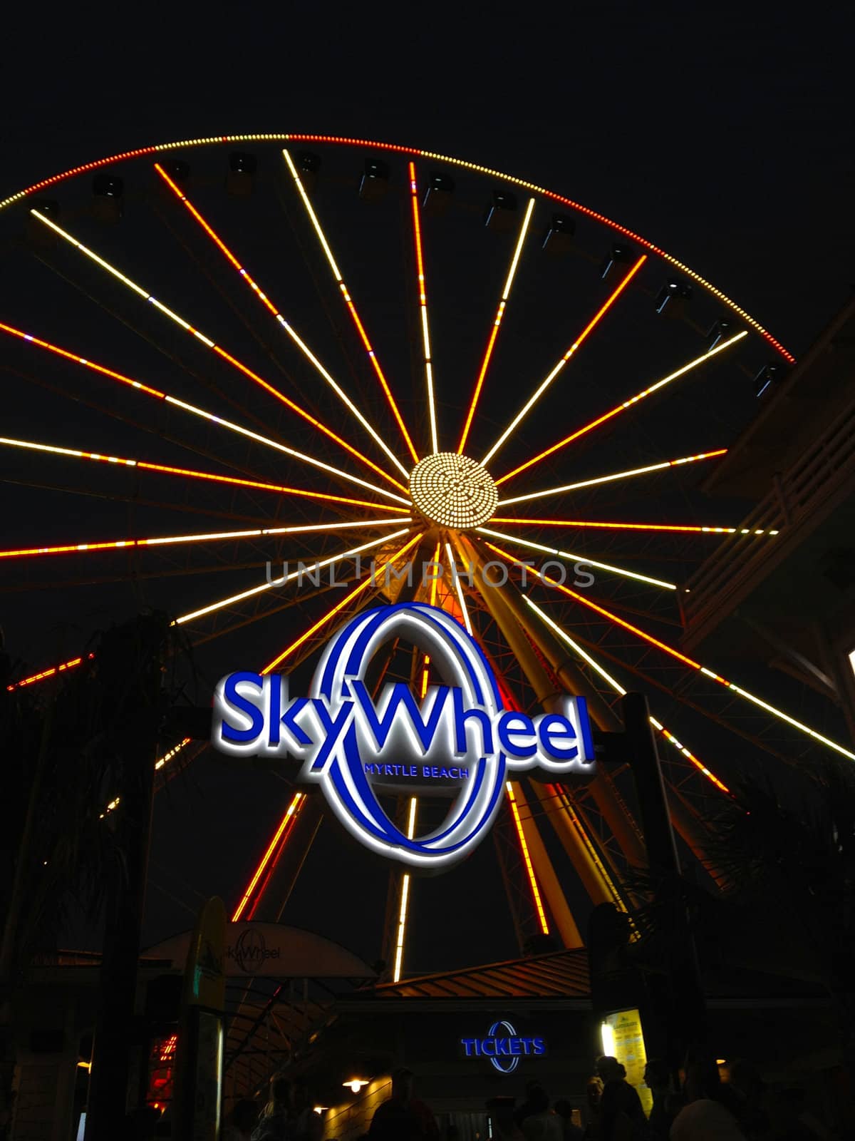 Sky Wheel Myrtle Beach by RefocusPhoto