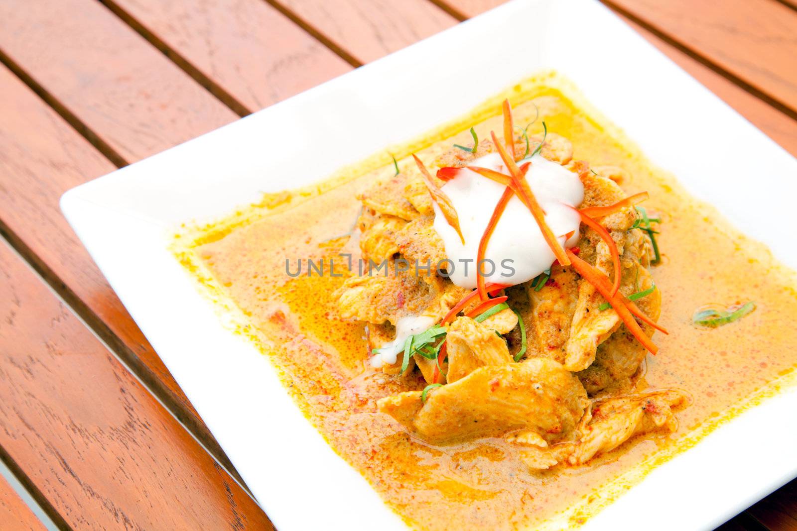 Gourmet Thai Chicken Red Curry Meal