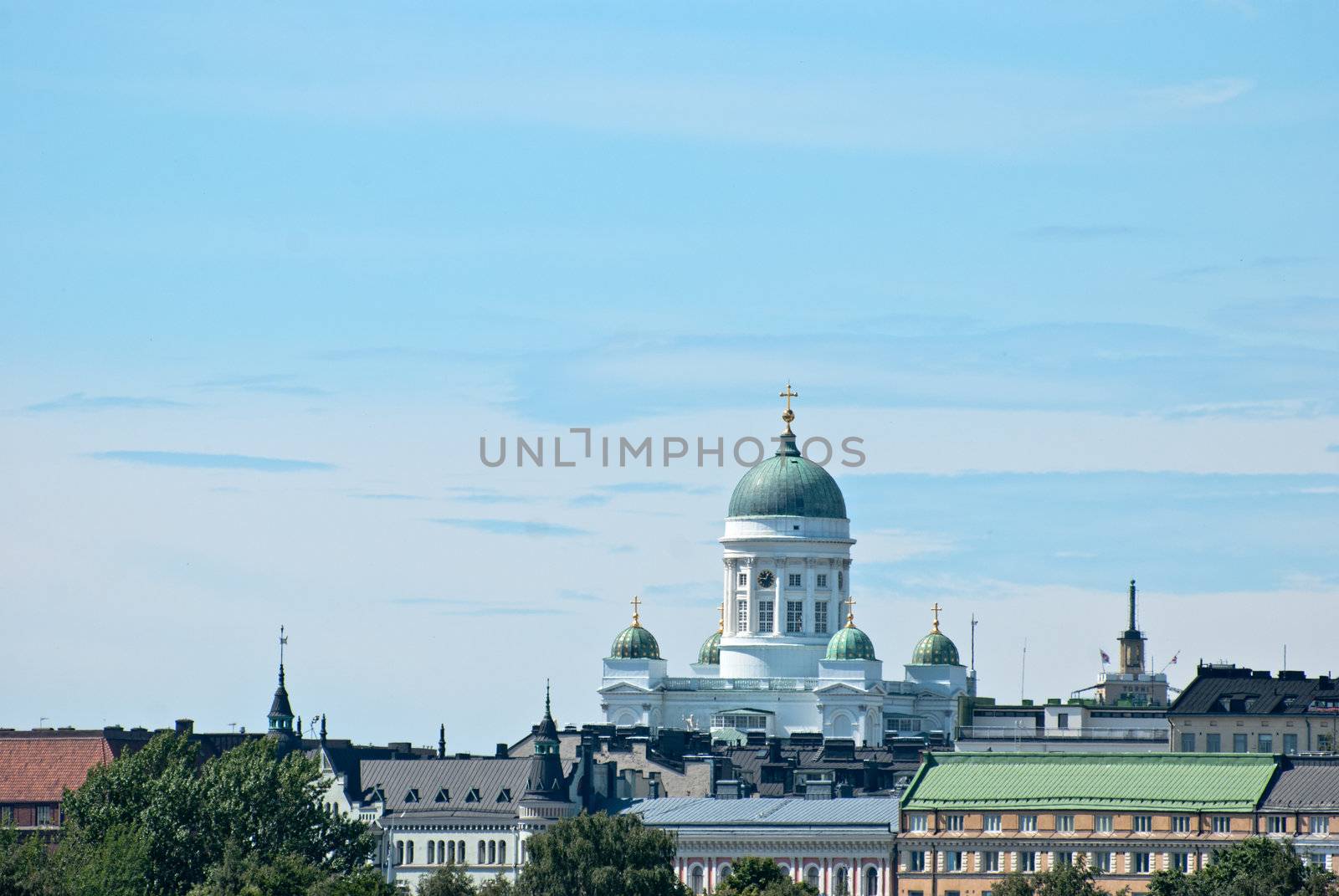 Helsinki. Finland. Nice view of the city.