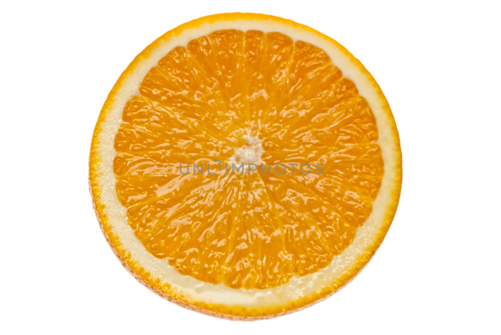 Fresh orange. Isolate on white background.