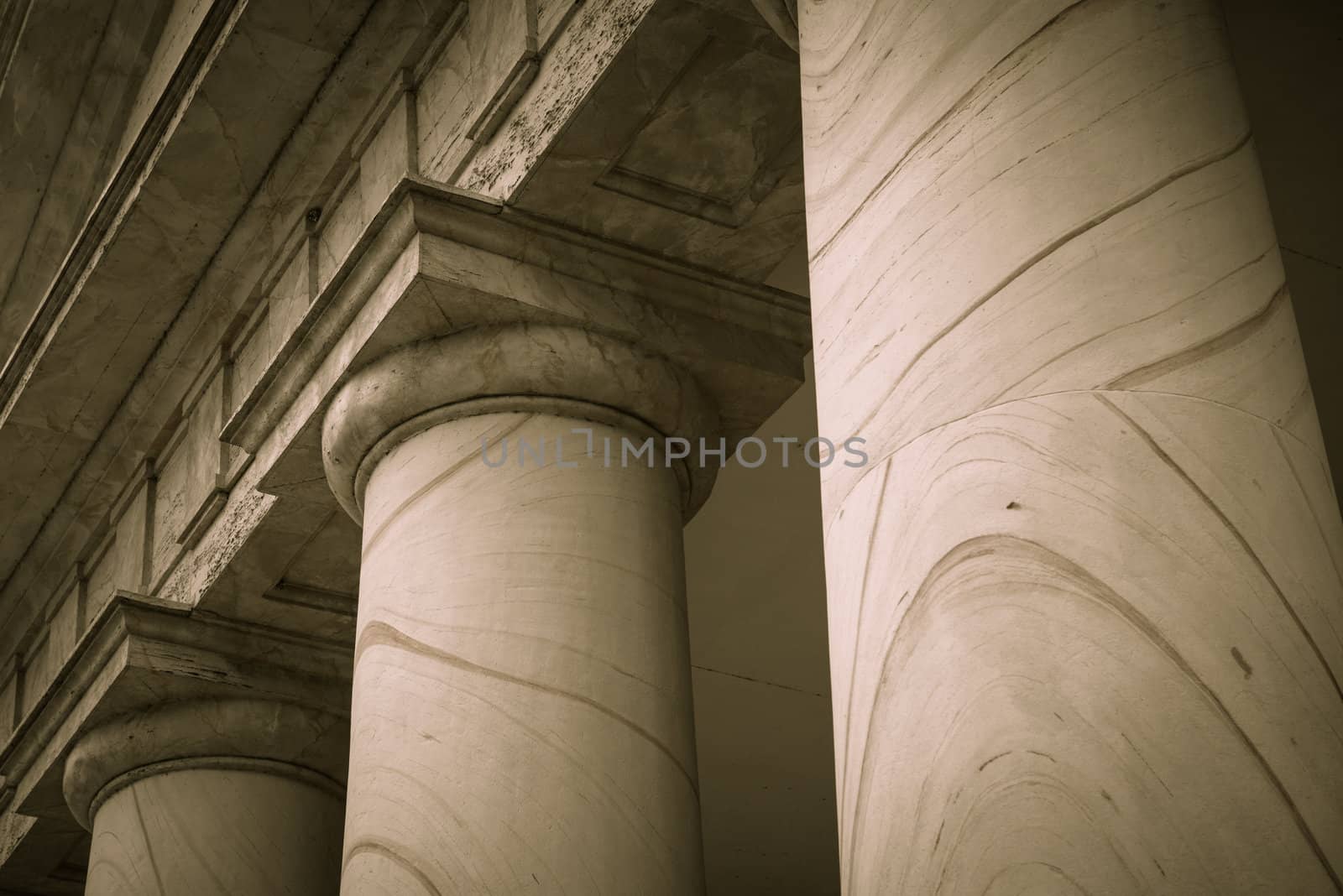 Pillars or Columns in a Row