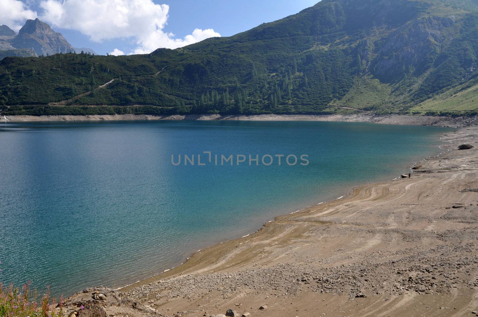 Alpine hydroelectric basin by rmarinello