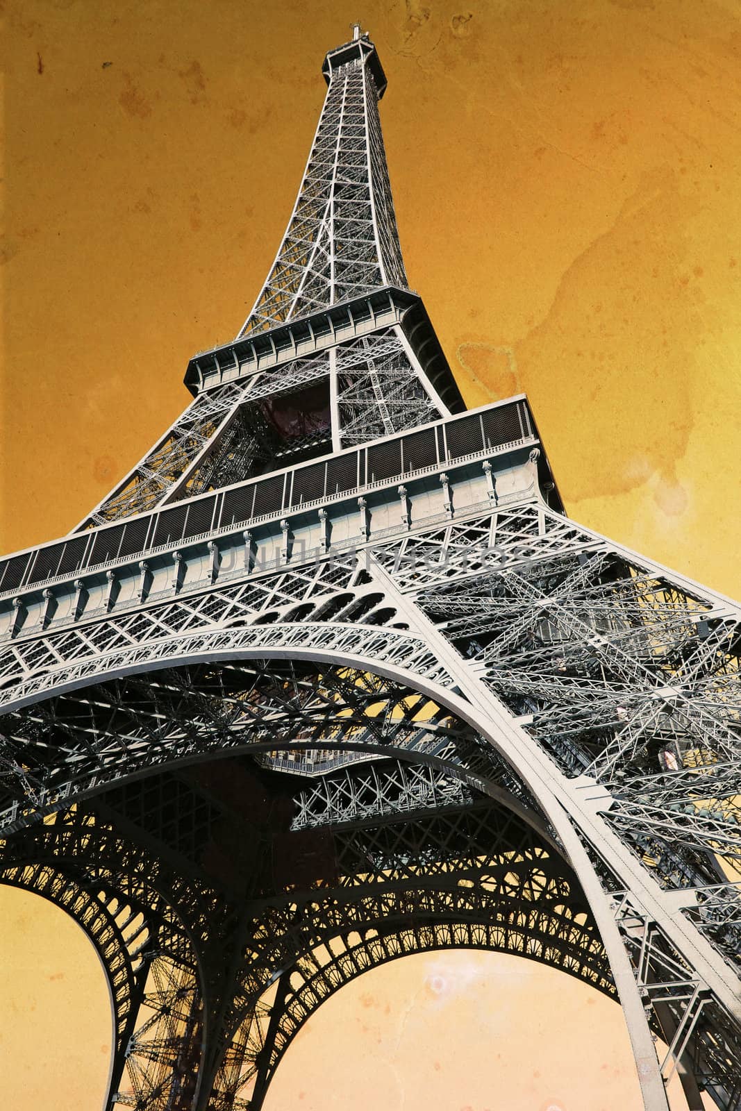 Vintage Eiffel Tower by sumners