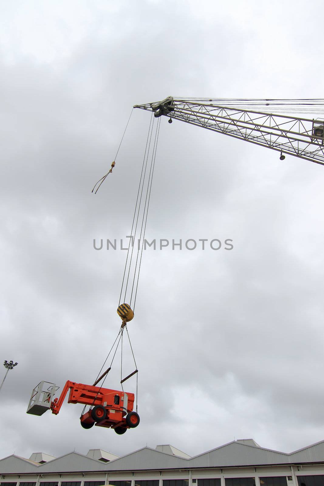 crane at work