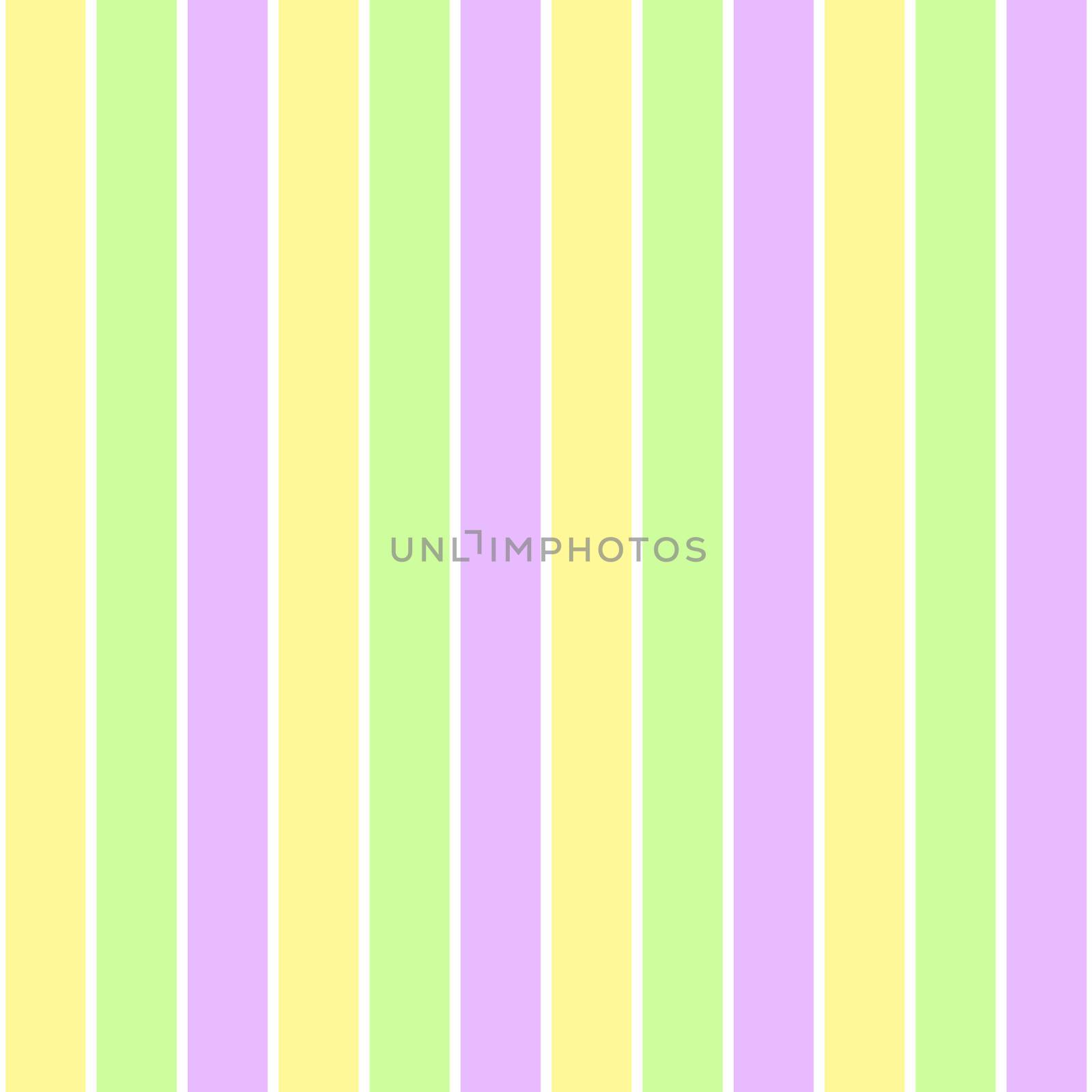 Pastel stripes in green, yellow, lavender, and white