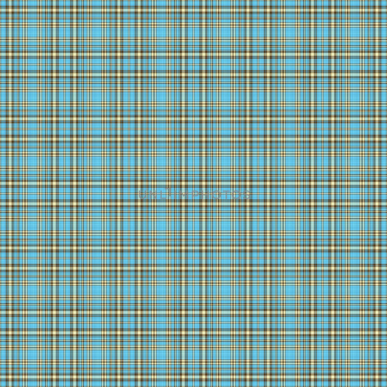 Seamless Aqua & Brown Plaid Background by SongPixels