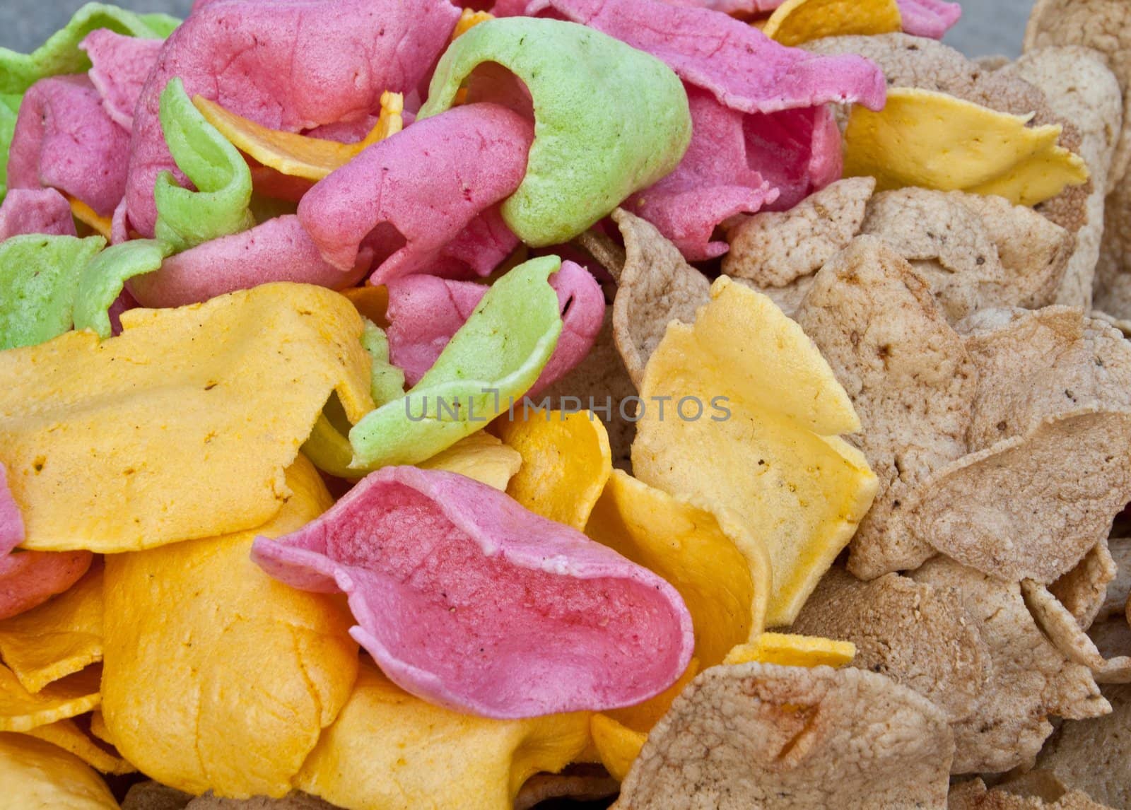 Cornflakes Thai Style. Made from rice, very delicious.