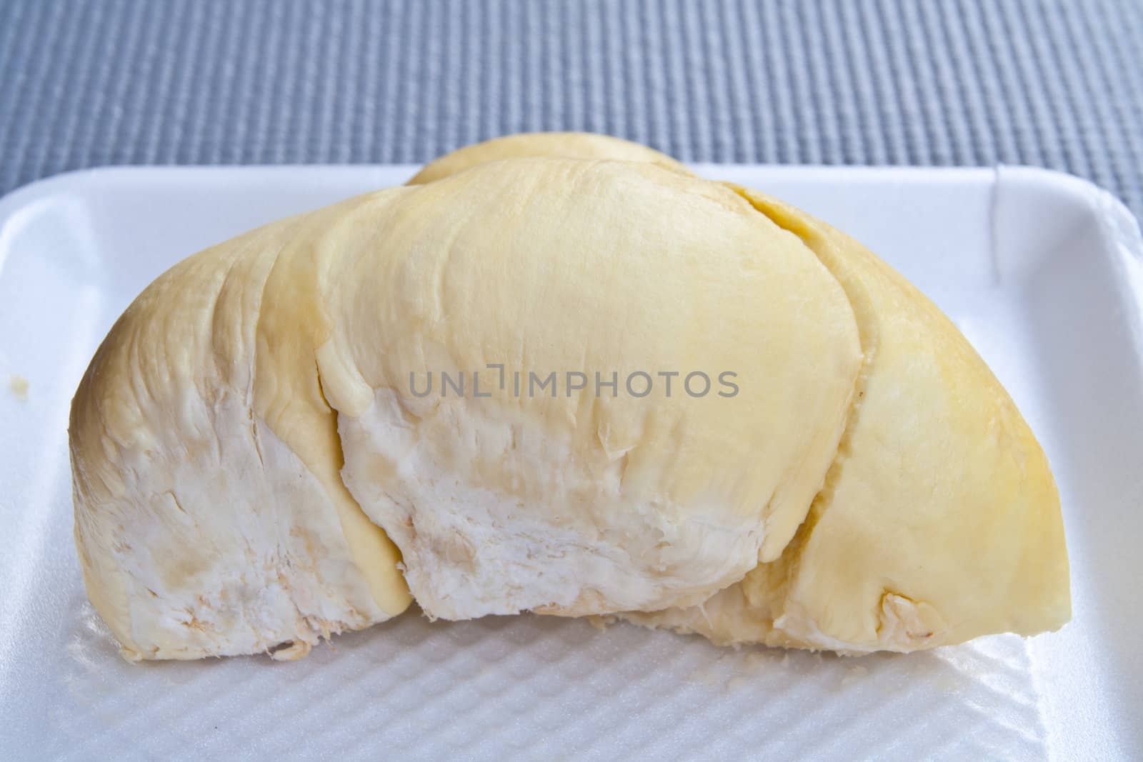 Durian golden fruit. Fruit of Rayong, Thailand.