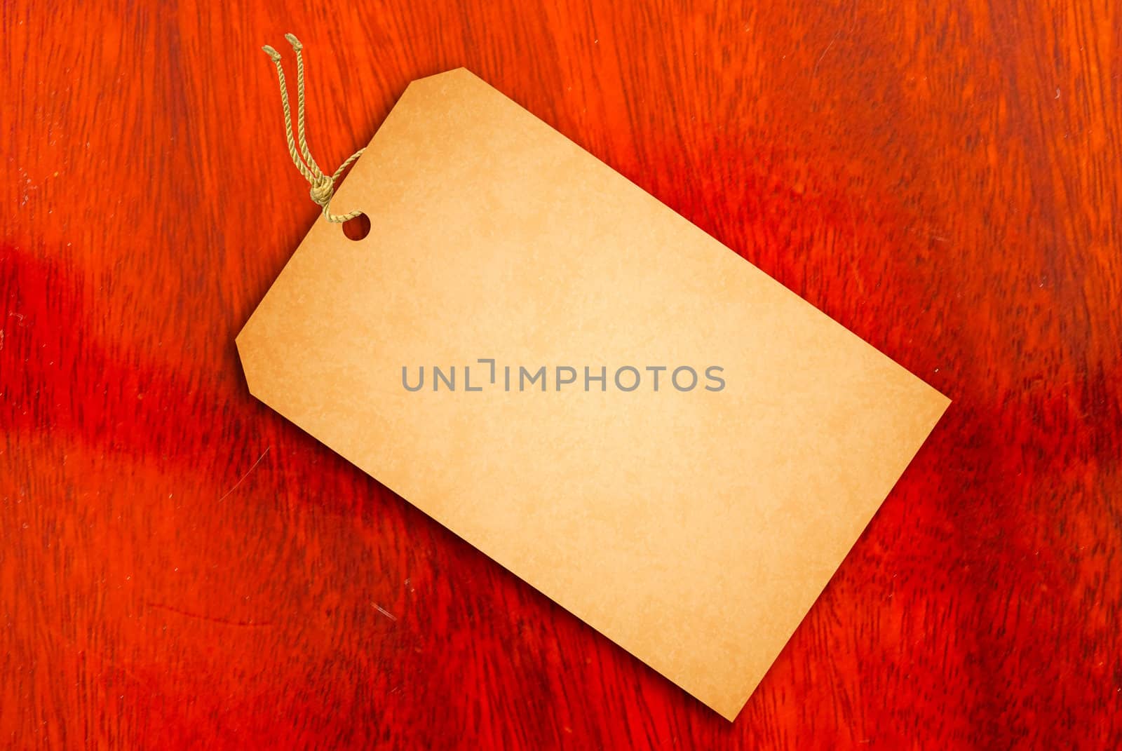Sale Tag on texture of wood