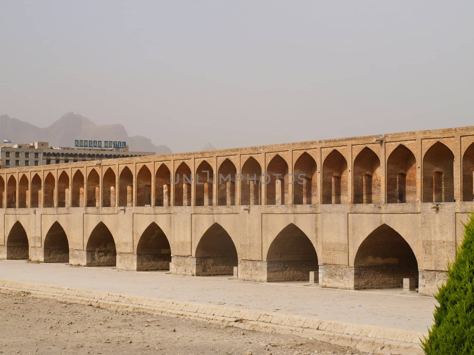 Isfahan, Iran- May 9-33 pol Allah Verdi Khan bridge in Isfahan, Iran in the morning in May 9 2011.