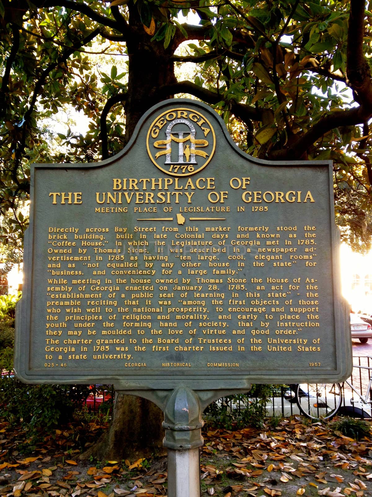 Birthplate University of Georgia Placard by RefocusPhoto