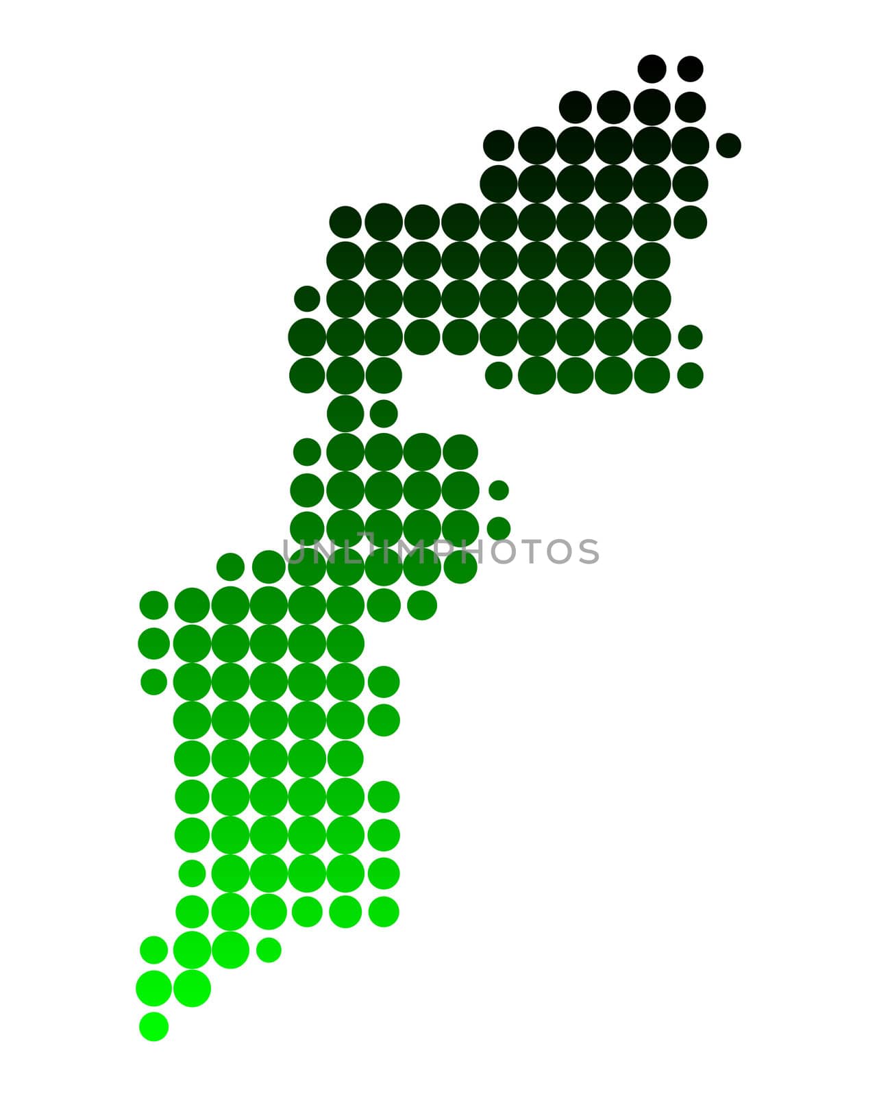 Map of Burgenland by rbiedermann