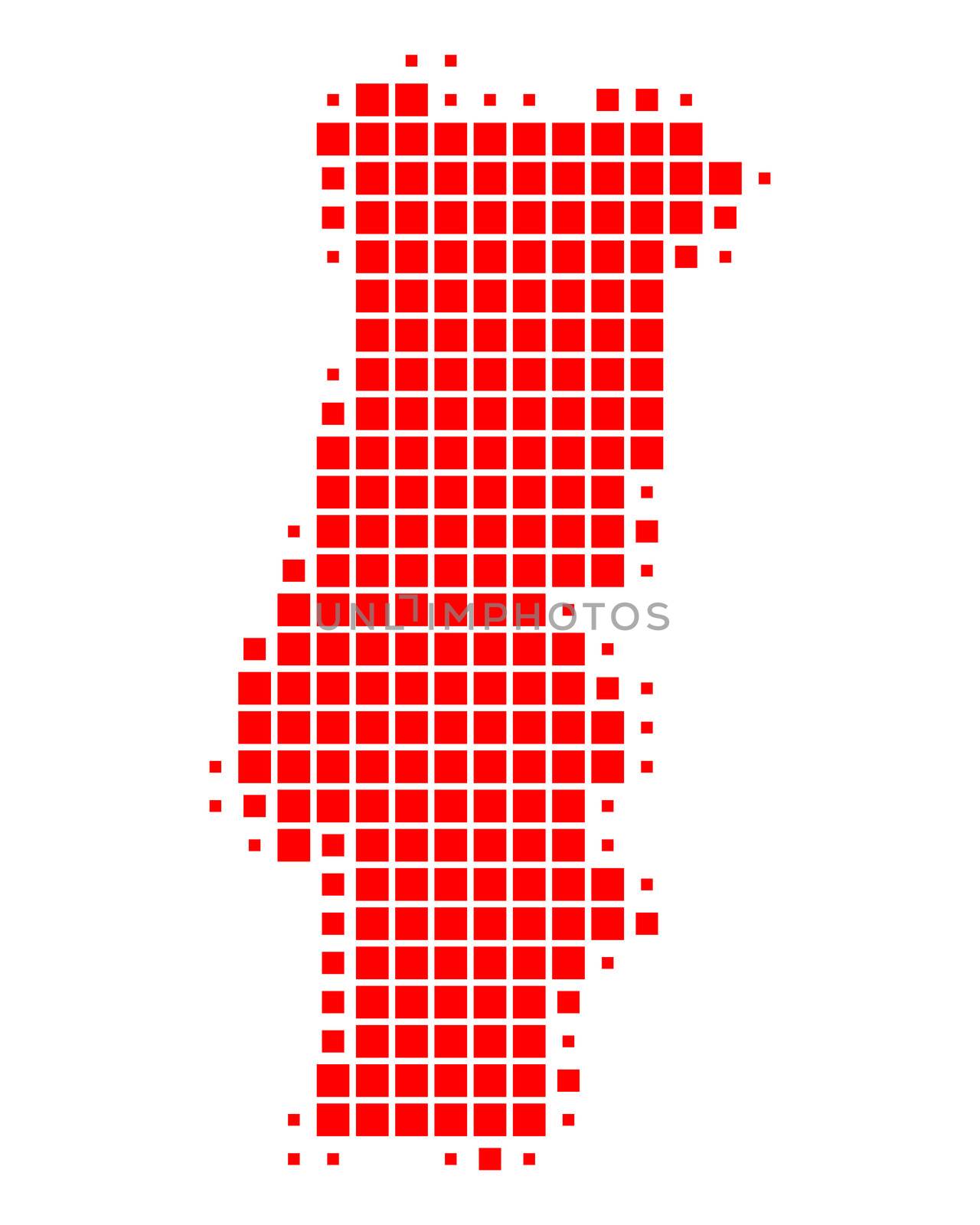 Map of Portugal