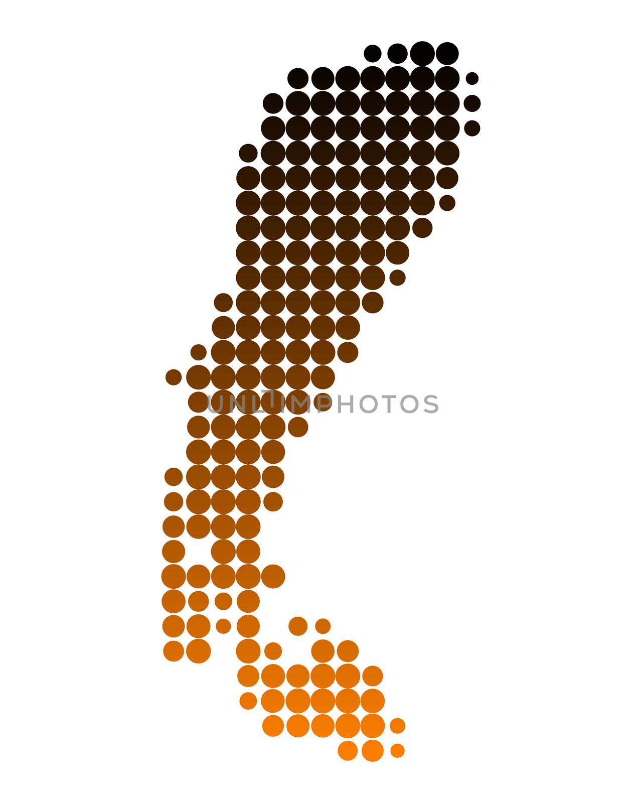 Map of Lake Neusiedl by rbiedermann