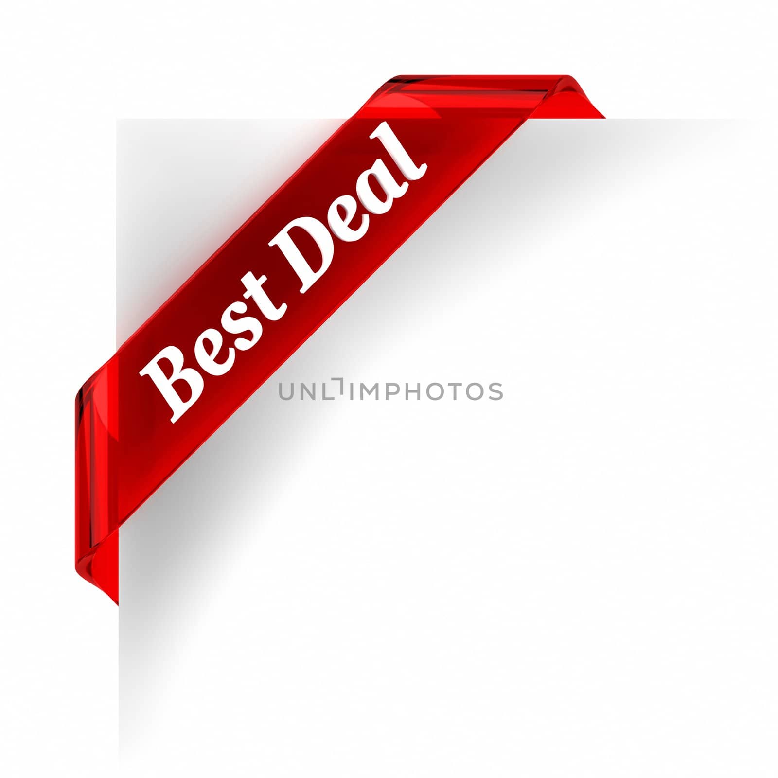 Best Deal  Red Banner by OutStyle