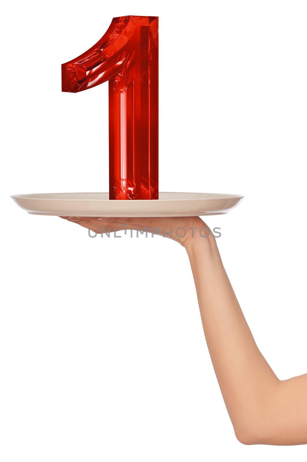 number one on the tray for the winner