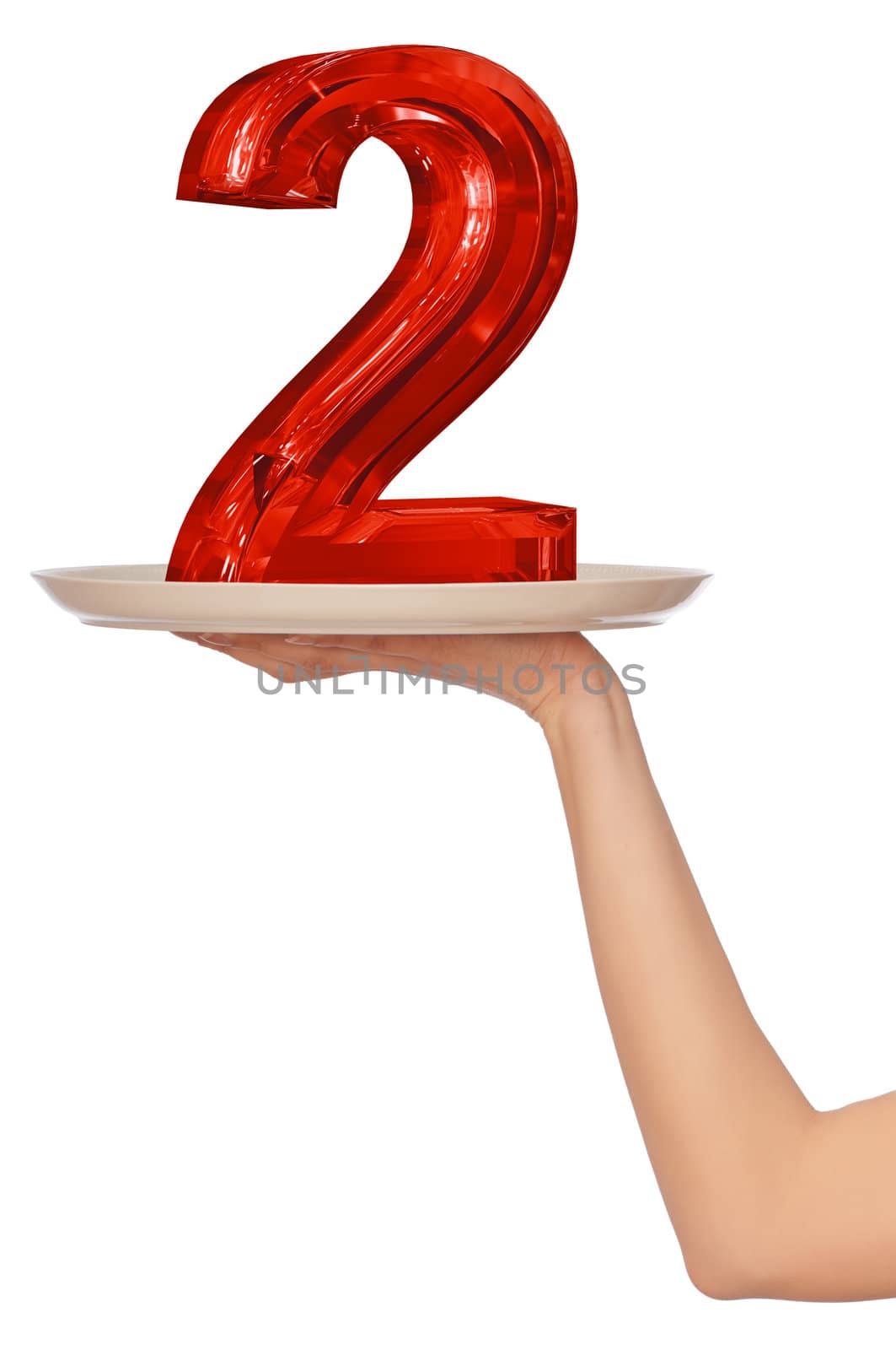 number two on the tray for the winner