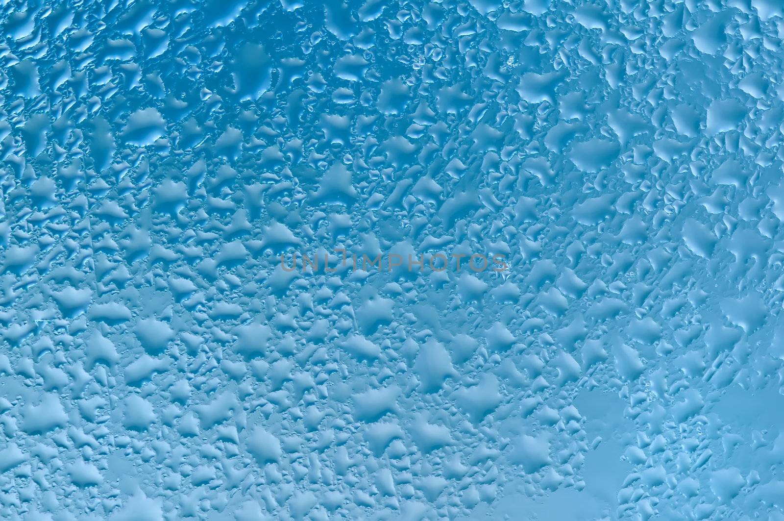 Water raindrops on the window after rain for background