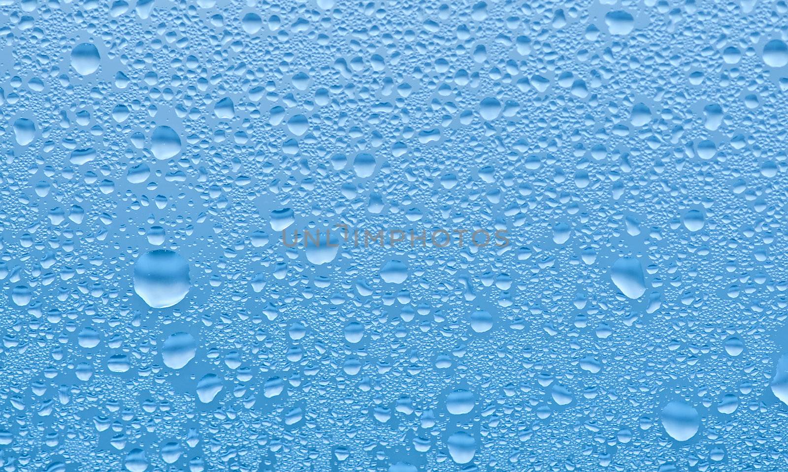 Water raindrops on the window after rain for background