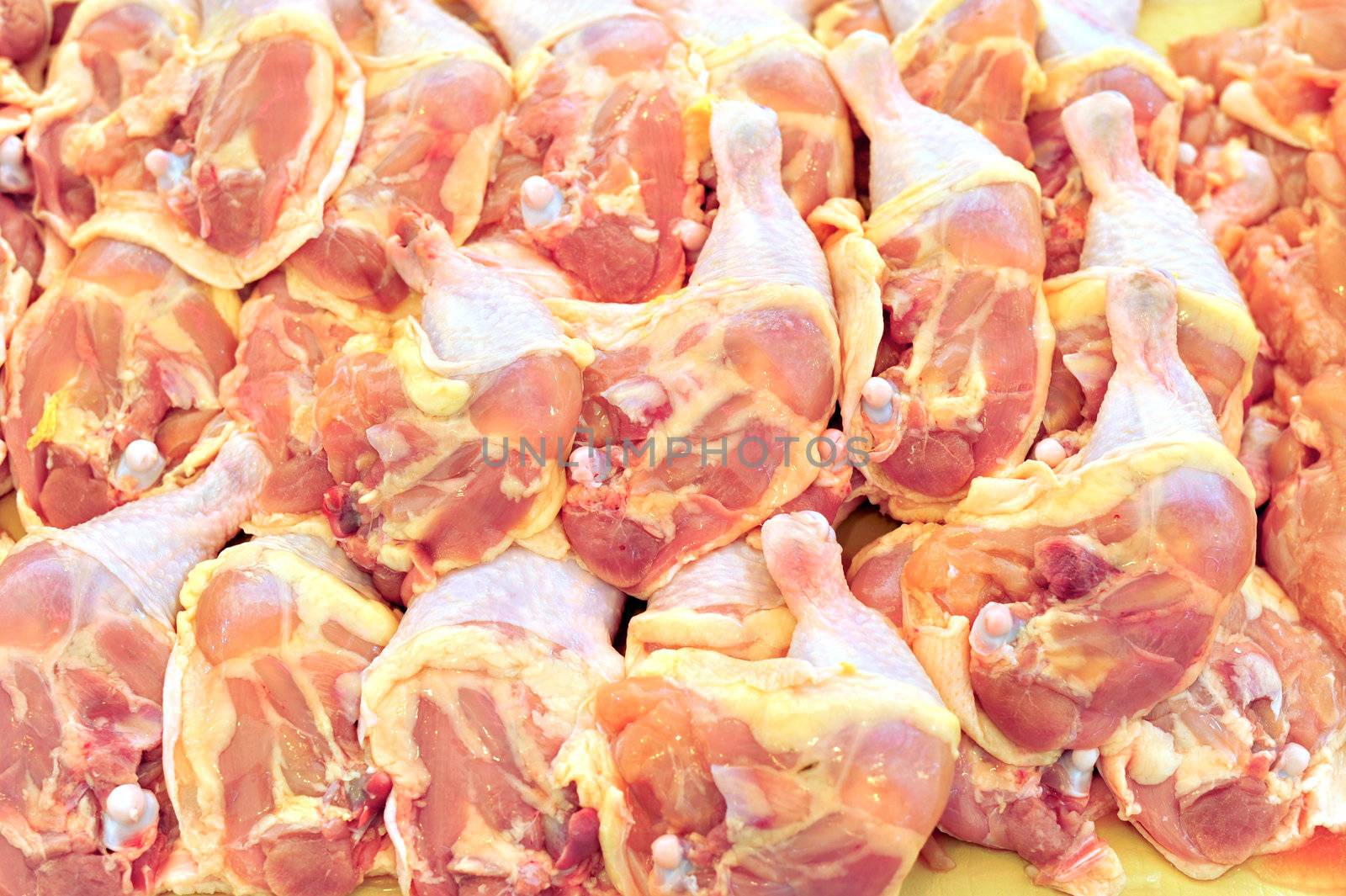 Chicken meat in market