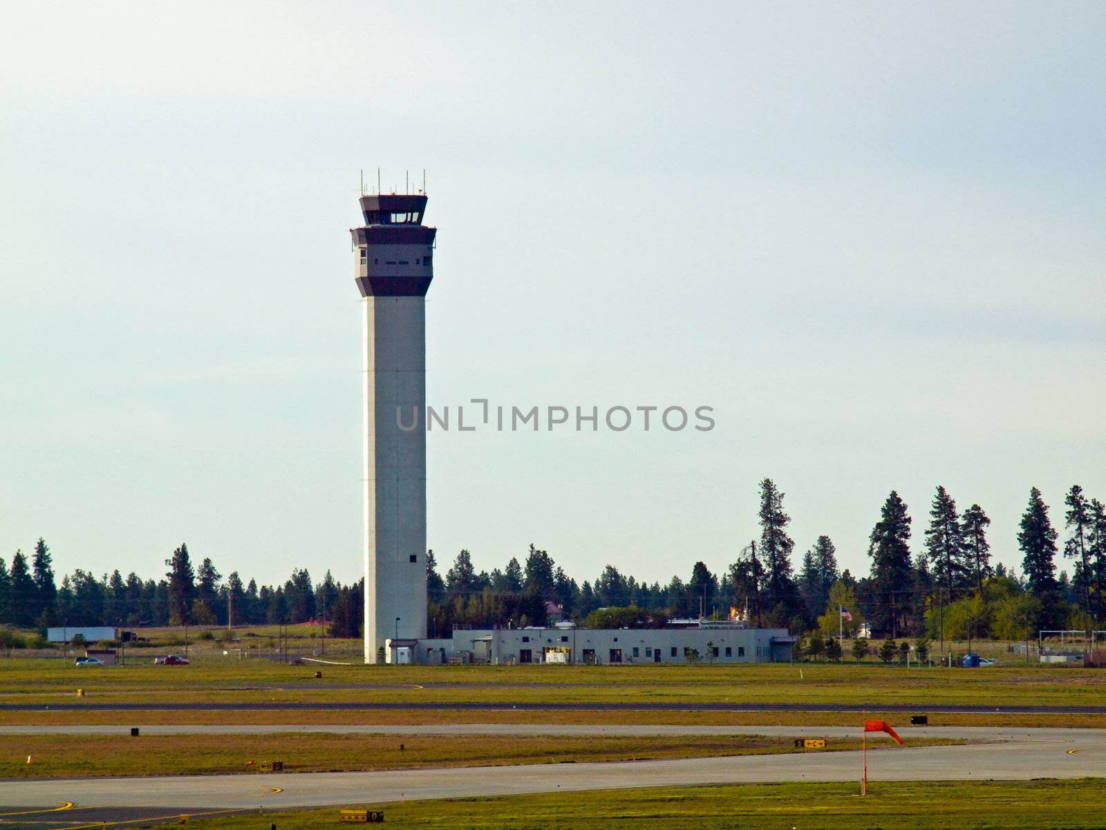 The Air Traffic Control Tower of a Modern Airport