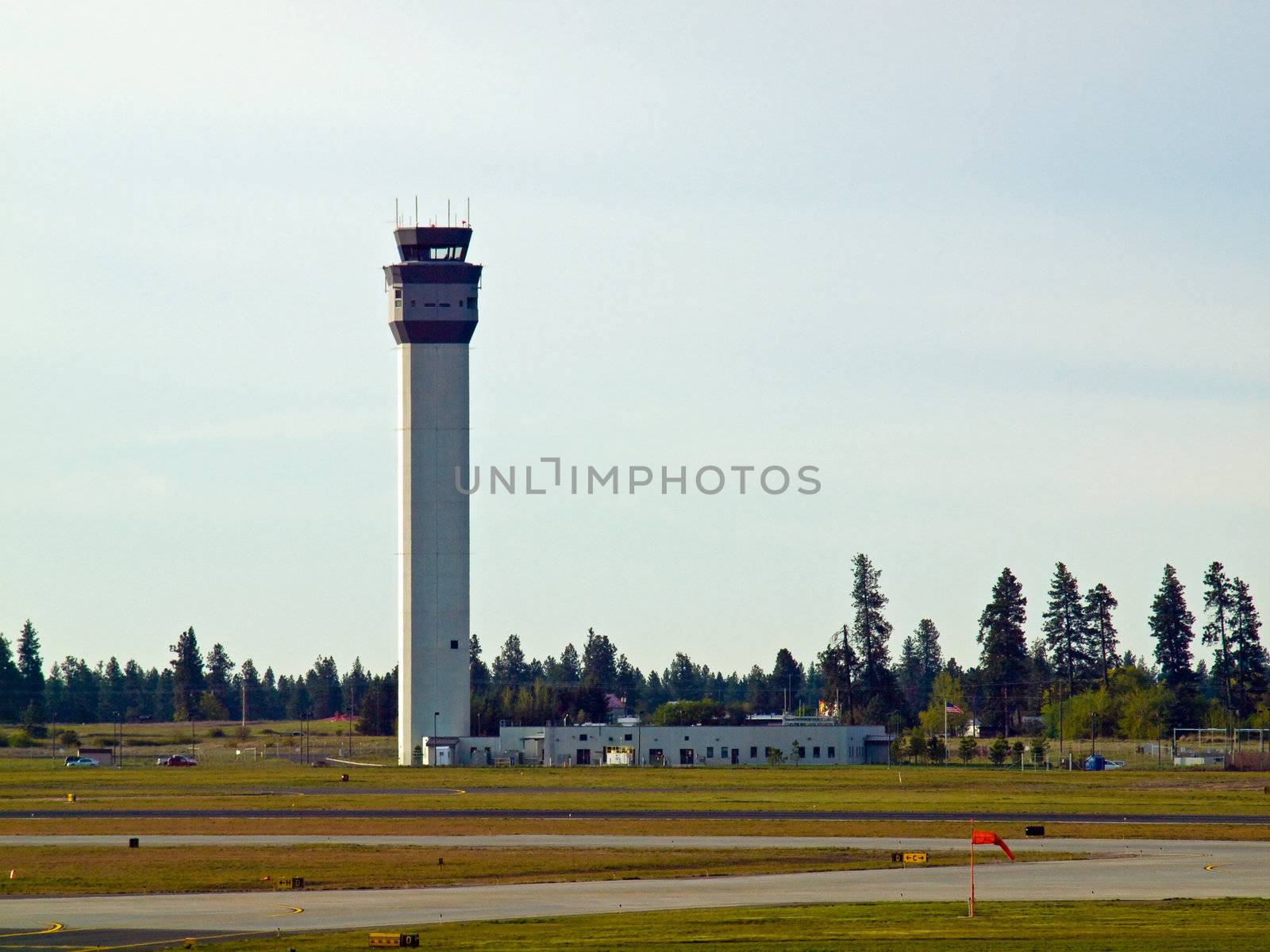 The Air Traffic Control Tower of a Modern Airport by Frankljunior