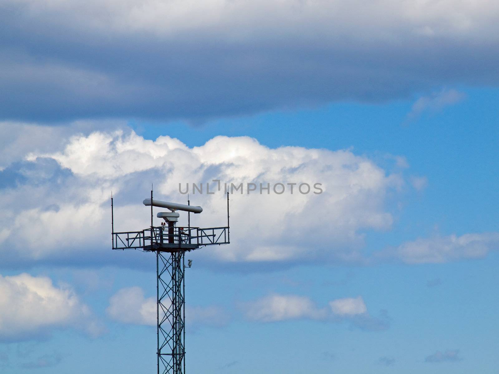 Radar Tower at an Airport for Air Traffic Control by Frankljunior