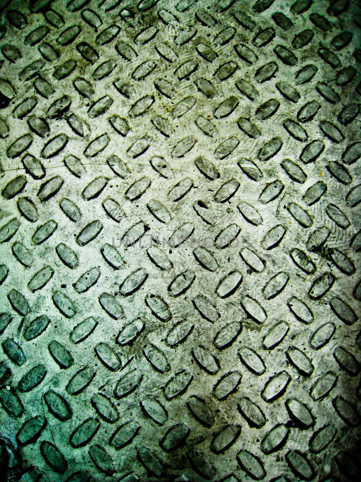 White steel floor pattern by gjeerawut
