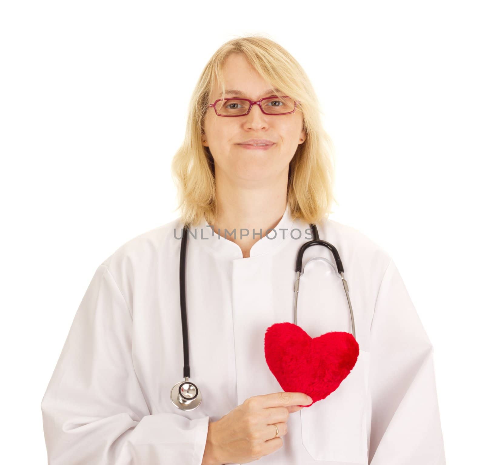 Medical doctor with heart