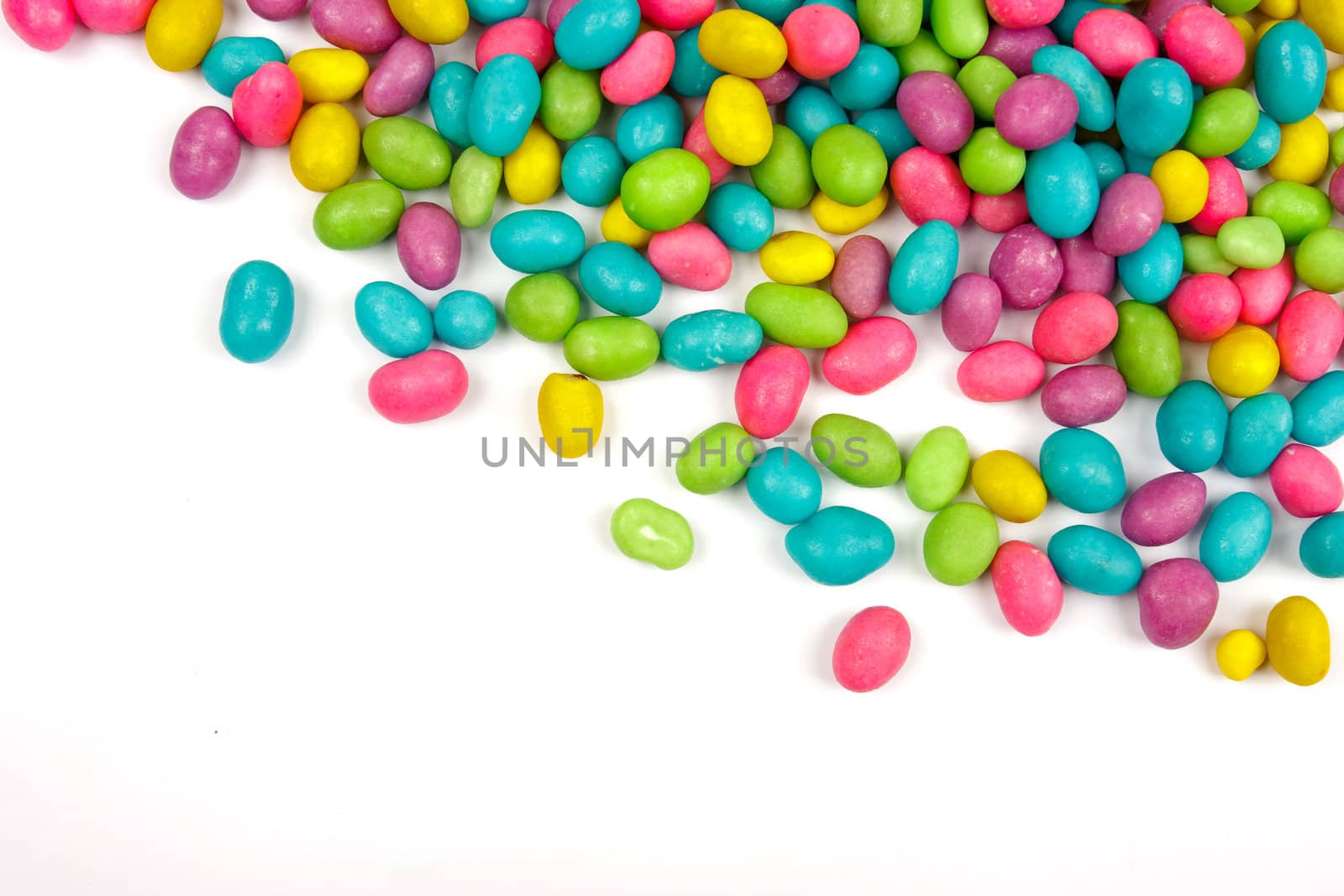 Color candies beans
