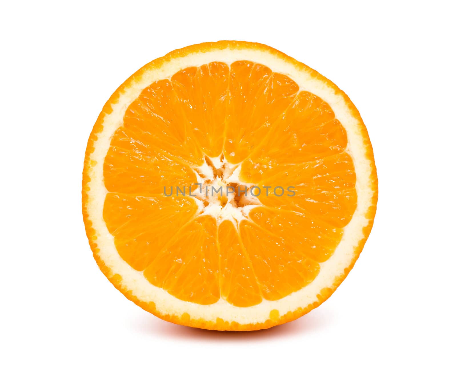 Orange isolated on white background