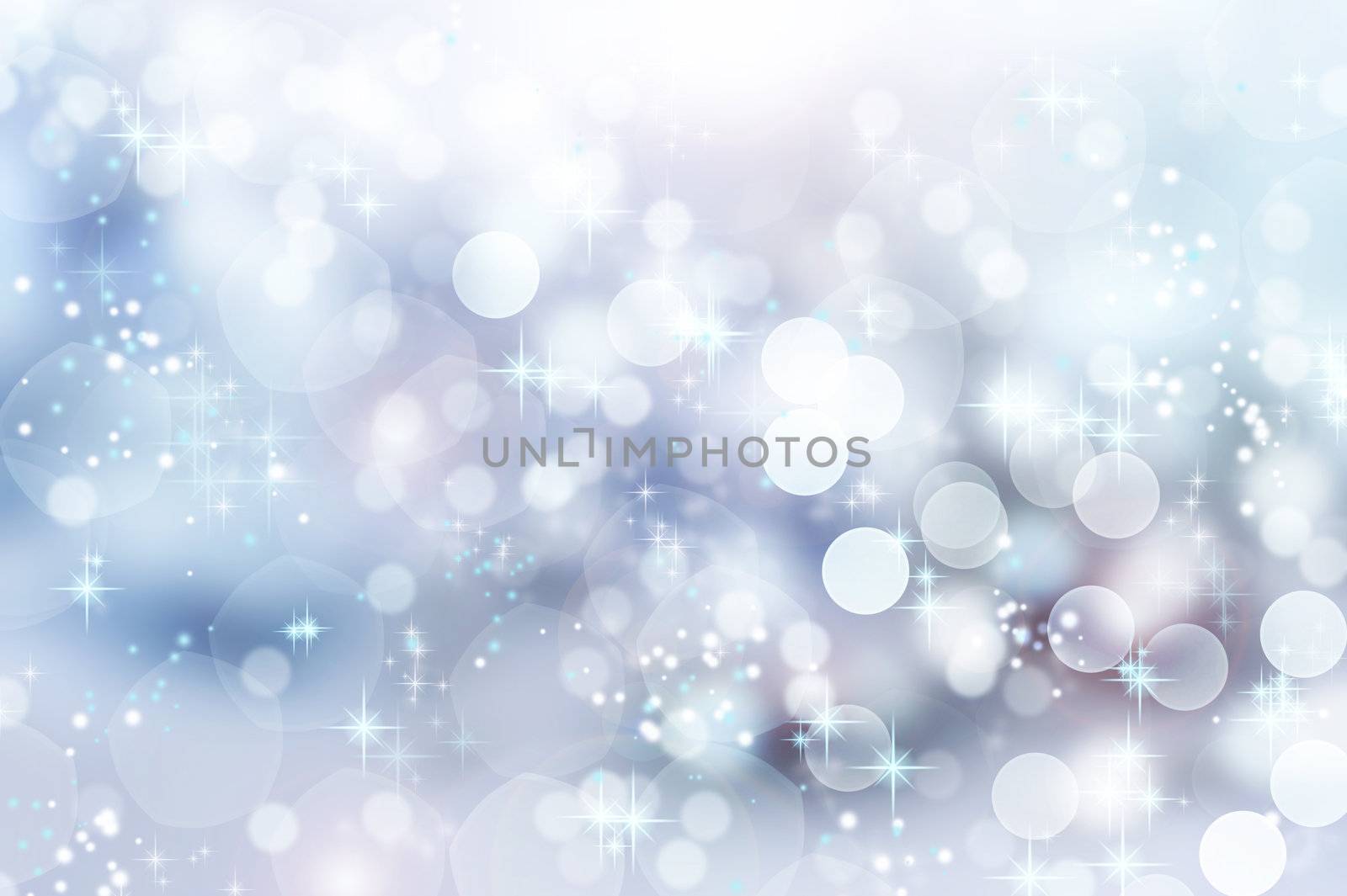 Abstract Winter background. Christmas abstract bokeh by SubbotinaA