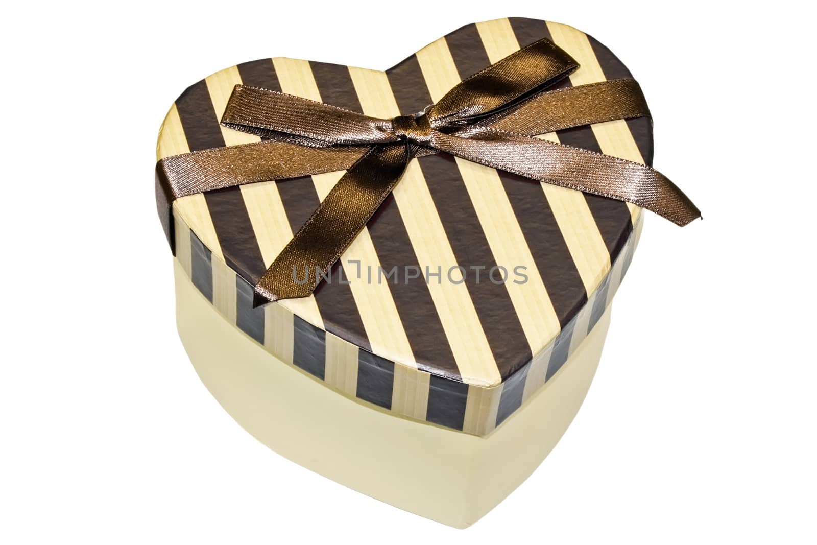 heart shaped present box for the Saint Valentine's Day 